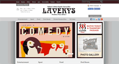 Desktop Screenshot of laverysbelfast.com